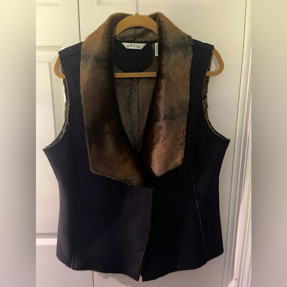 Orvis Faux Fur Vest - Ladies Large